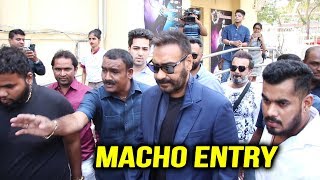 Ajay Devgn MACHO ENTRY At De De Pyaar De Trailer Launch