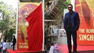 Ajay Devgn Unveils The SINGHAM Poster By FANS On His Birthday | De De Pyaar De Trailer Launch