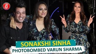 When Sonakshi Sinha Photobombed Varun Sharma
