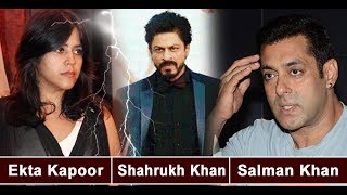 What stress is going between Ekta Kapoor , Shah Rukh Khan and Salman Khan | Dainik Savera