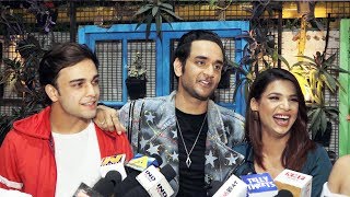 Vikas Gupta With Young Stars Krishna Kaul And Naina Singh At MTV BCL Season 4 Launch Party