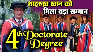 King Shahrukh Khan Honored 4th Doctorate From The University Of Law, London
