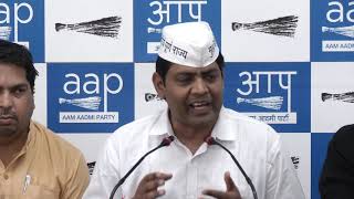AAP New Delhi LS Candidate Brajesh Goyal Briefed Media on BJP Lies On Sealing