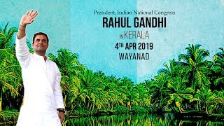LIVE- Congress President Rahul Gandhi Holds Mega Roadshow in Wayanad, Kerala
