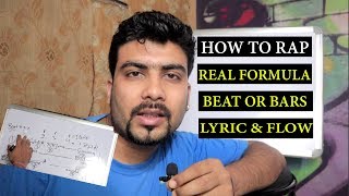 Fundamentals of Rap on Beat & Flow formula | Bars Example on White Board | HINDI RAP