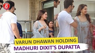 Why Is Varun Dhawan Holding Madhuri Dixits Dupatta ?