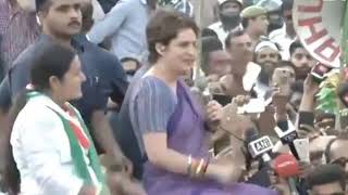 Smt. Priyanka Gandhi Vadra addresses a rally in Ghaziabad, Uttar Pradesh