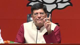 Shri Piyush Goyal's press conference on unfufilled promises made by Congress in their manifestos.