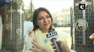 LS polls-  Priya Dutt visits Mount Mary Church before filing nomination