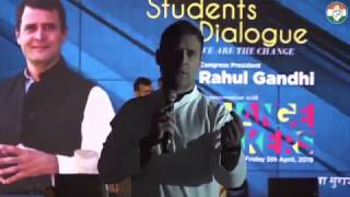 Congress President Rahul Gandhi Interaction with Students in Pune, Maharashtra