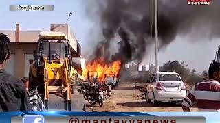 Dwarka: Fire broke out in car during welding work | Mantavya News