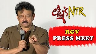 RGV Press Meet  | RGV Lakshmi's NTR | Ram Gopal Varma Latest News |#Lakshmi'sNTR Movie