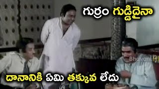 గుర్రం గుడ్డిదైనా దానానికి ఏమి తక్కువ లేదు - Telugu Movie Scenes