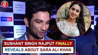 Sushant Singh Rajput Finally REVEALS About Sara Ali Khan