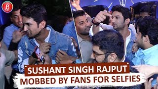 Sushant Singh Rajput MOBBED By Fans For Selfies