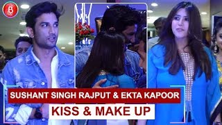 Sushant Singh Rajput & Ekta Kapoor Kiss & Make Up