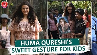 Huma Qureshis SWEET GESTURE For Kids Suffering From Thalassemia