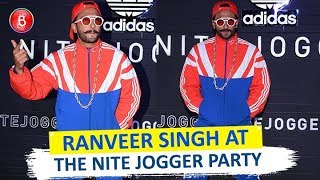 Ranveer Singh flaunts his Quirky Style at the launch of Adidas Nite Jogger