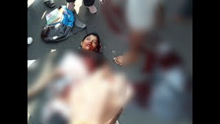 Gulbarga Me Road Accident College Girl Died on The Spot  A.Tv News 12-4-2019