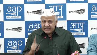AAP Leader Manish Sisodia say " Congress Should Decide are they Against Modi & Amit Shah or not"