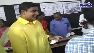 Nara Chandrababu Family Casting Vote | AP Elections 2019 | Top Telugu TV