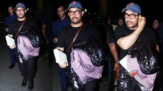 Aamir Khan Spotted At Airport | Lal Singh Chadda