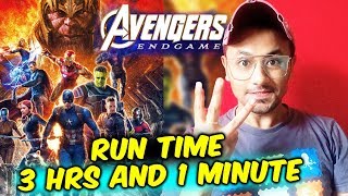 Avengers Endgame Run Time | 3 Hrs 1 Min | Russo Brothers Confirms