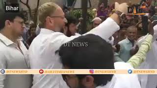 Asad Uddin Owaisi GRAND Welcome In Bihar | DT NEWS