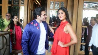 Arbaaz Khan With Katrina Kaif For Chat Show Pinch At Hoot Juhu