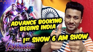 Avengers Endgame ADVANCE BOOKING In India Begins | Early Morning 6 AM Show | Thanos Vs Super Heroes