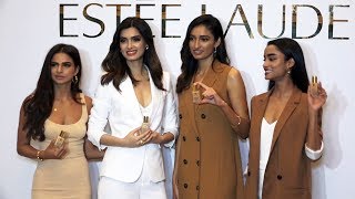 Diana Penty At Estee Lauder Double Wear Or Nothing Event