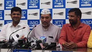 AAP & JJP Joint Briefing on the Announcement of Candidate for Haryana Lok Sabha Election