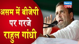 Assam में BJP पर गरजे Rahul gandhi  | NRC को लेकर राहुल का वार |Rahul Gandhi In Assam