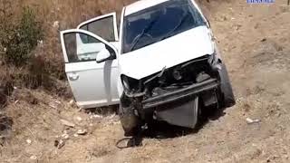 Dhoraji : A car accident took place in a serious accident