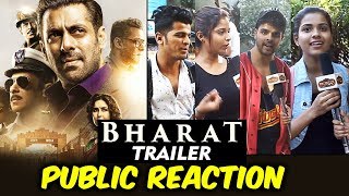 BHARAT Trailer | PUBLIC REACTION | Salman Khan Kaif Disha Patani