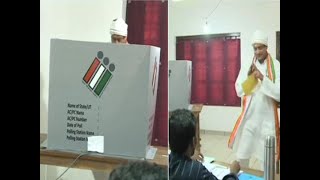 Watch: Shashi Tharoor casts his vote