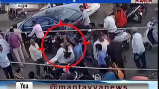 Bharuch: Police thrashed a man over violation of traffic rule | Mantavya News
