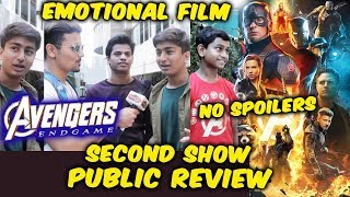 Avengers Endgame PUBLIC REVIEW | 2ND SHOW HOUSEFULL | INDIA | FANS EMOTIONAL