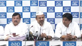 AAP Leader Sanjay Singh and Dilip Pandey Welcome New Members Joining AAP