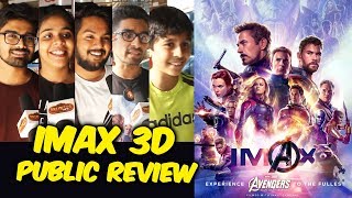Avengers Endgame PUBLIC REVIEW | IMAX 3D | INDIA | Thanos Vs Super Heroes
