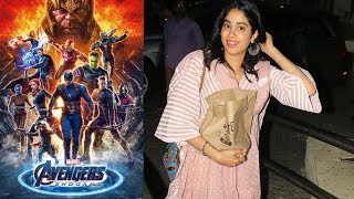 Simple Yet Beautiful Janhvi Kapoor Spotted At Avengers Endgame Screening