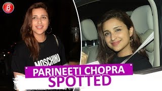Parineeti Chopra SPOTTED At Priyanka Chopras Residence