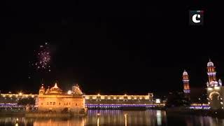 Golden Temple display of fireworks on the occasion of 456th Prakash Purab of Guru Arjan Dev