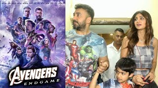 Avengers Endgame | Shilpa Shetty With Family Watches The Film At PVR Juhu