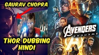 Avengers Endgame | Gaurav Chopra LIVE DUBBING For THOR In Hindi