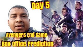 Avengers End Game Box Office Prediction Day 5