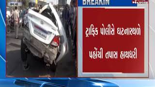 Ahmedabad: 2 died, 7 injured in car accident near Iskon Bridge | Mantavya News