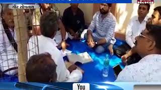 Gir Somnath: Vadgam MLA Jignesh Mevani visits fasting Dalits of Una