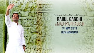 LIVE: Congress President Rahul Gandhi addresses public meeting in Hoshangabad, Madhya Pradesh