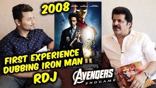 Avengers Endgame | IRON MANs Voice Rajesh Khattar Shares His FIRST Dubbing Experience